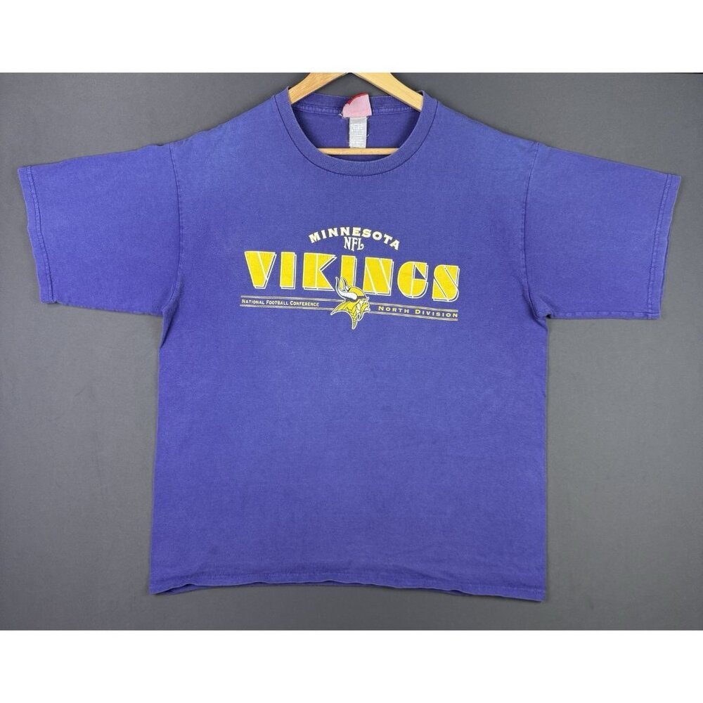 Vintage Y2K NFL Minnesota Vikings Football Reebok Shirt Promo Sports Logo Hype